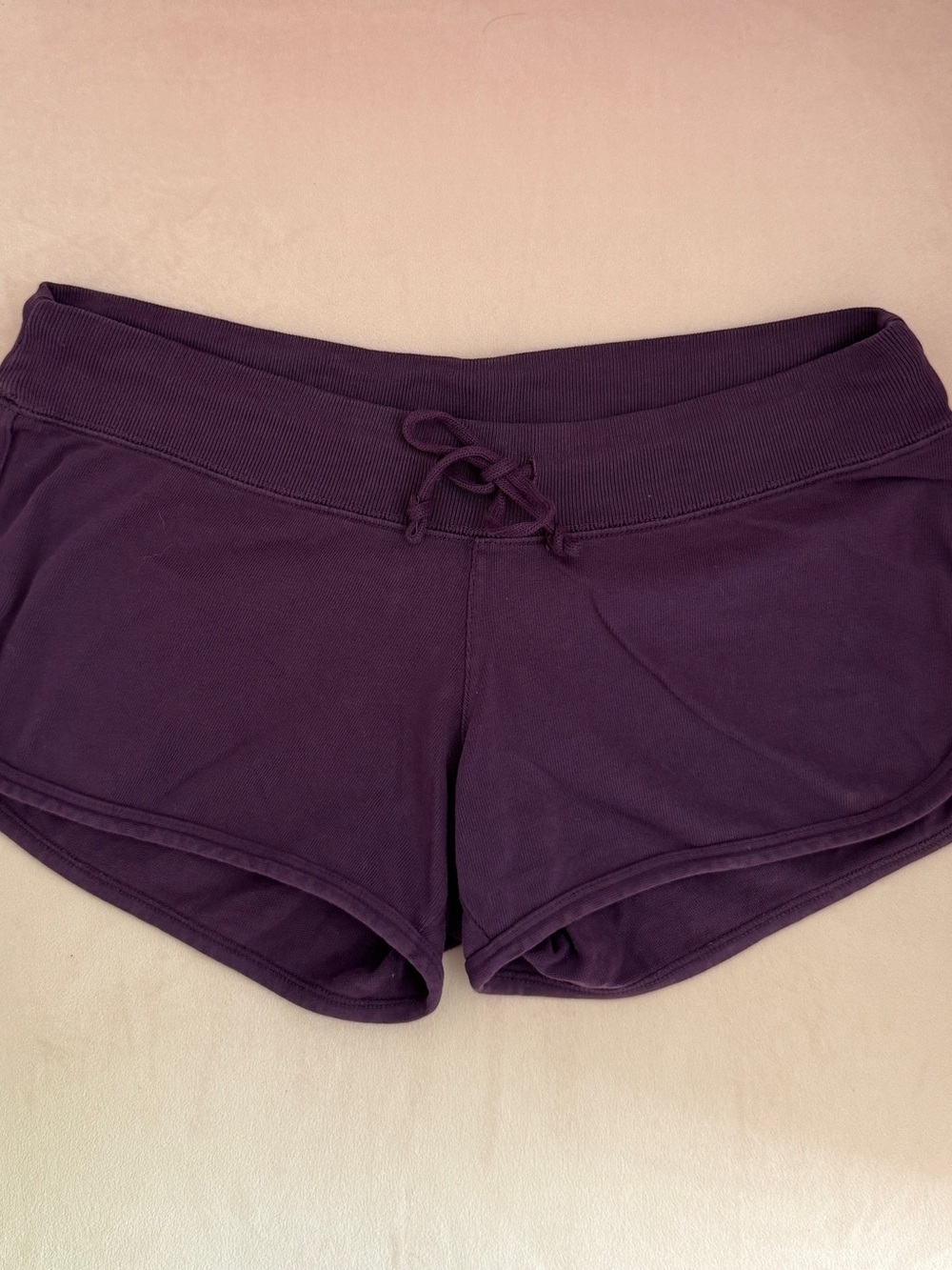 Brandy Melville Marcie Sweatshorts in Deep Purple